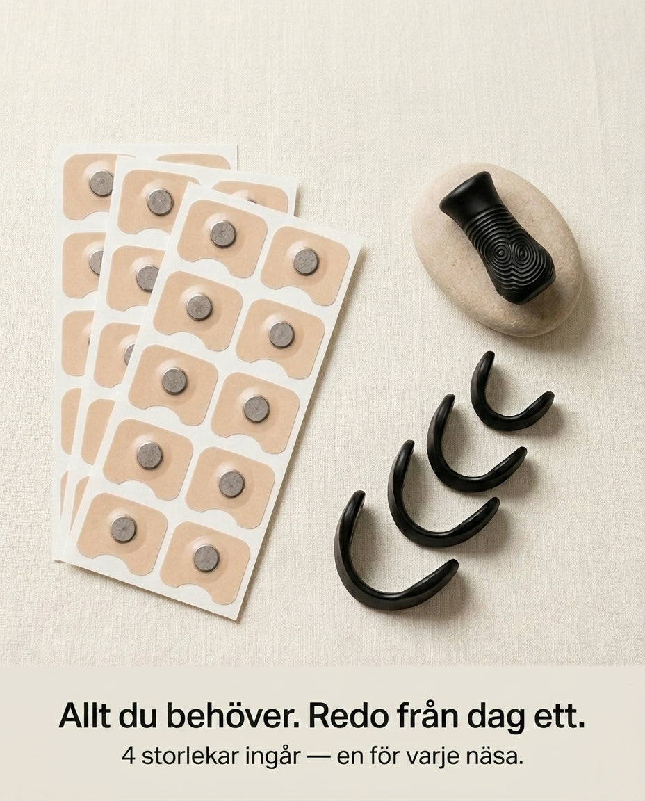 Magnetisk Näsdilator | NoseFlow Clip