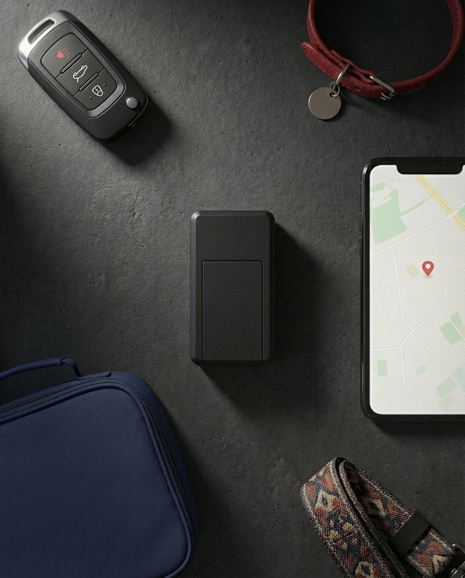 Mini Magnetisk GPS-spårare | Världstäckning & Realtid