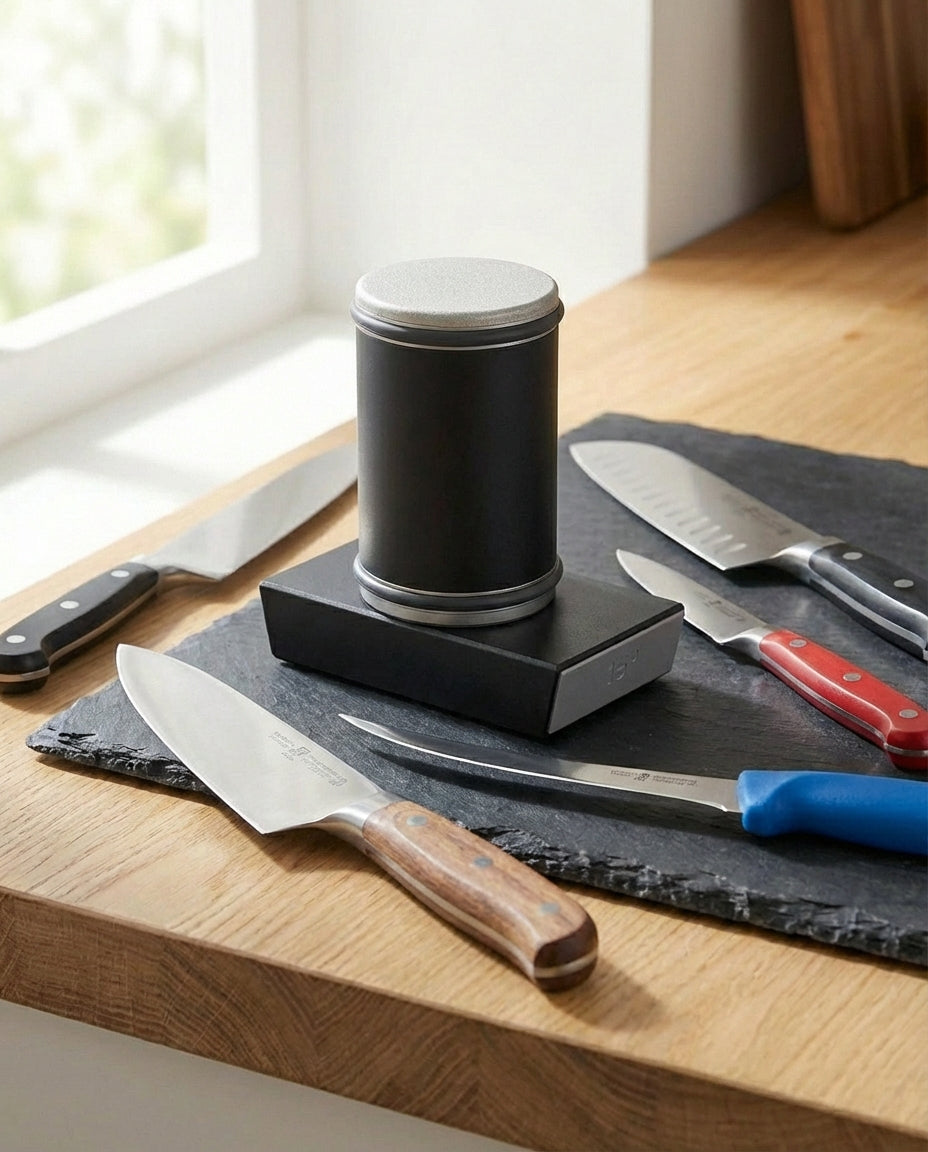 THE ROLLING EDGE | Rullande knivslipare med diamantskiva
