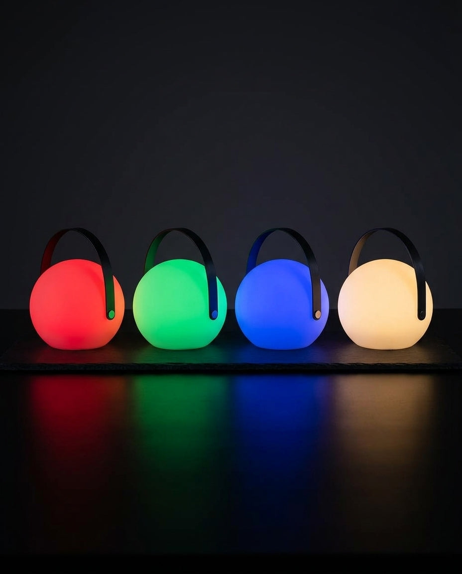Bärbar LED-lykta | Trådlös uppladdningsbar bordslampa