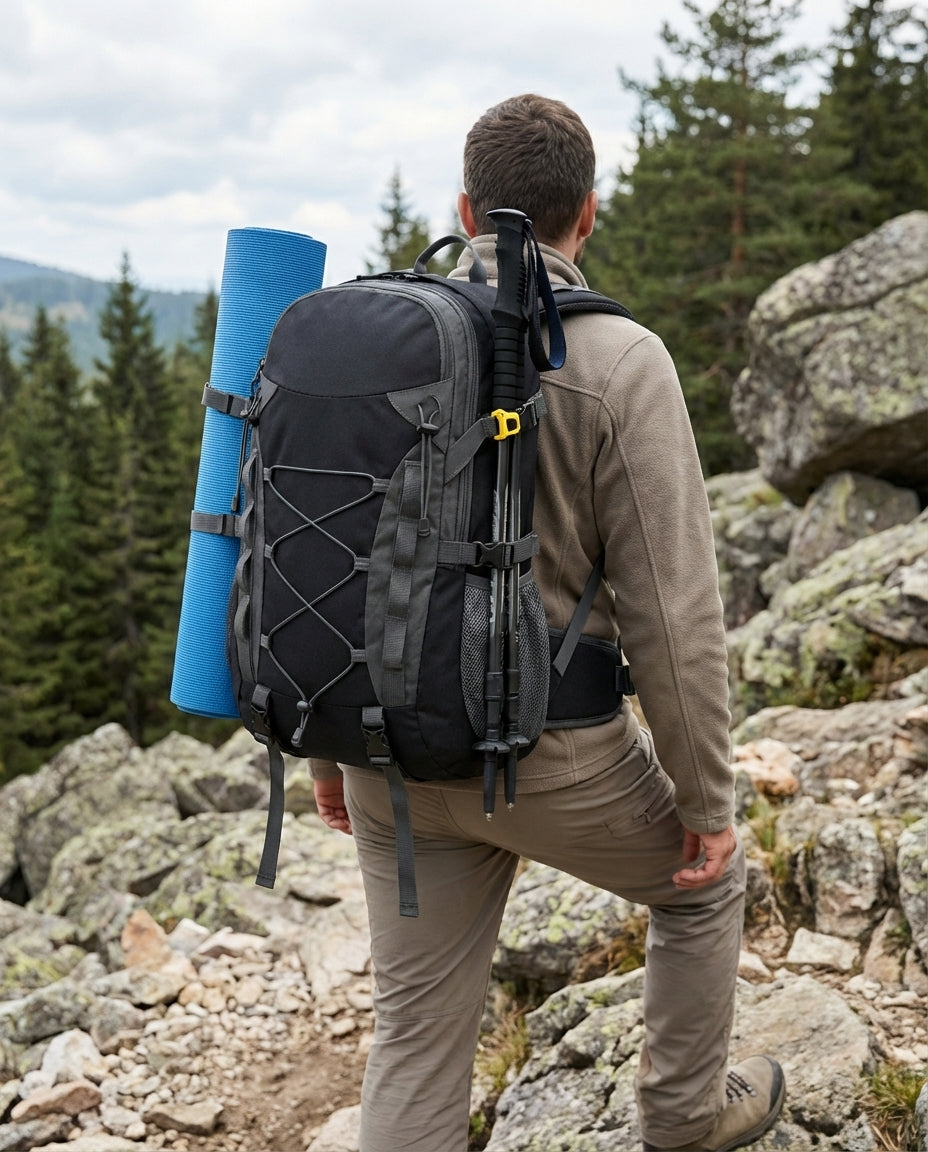 Vandringsryggsäck 40L Vattentät Lätt – Summit Roam