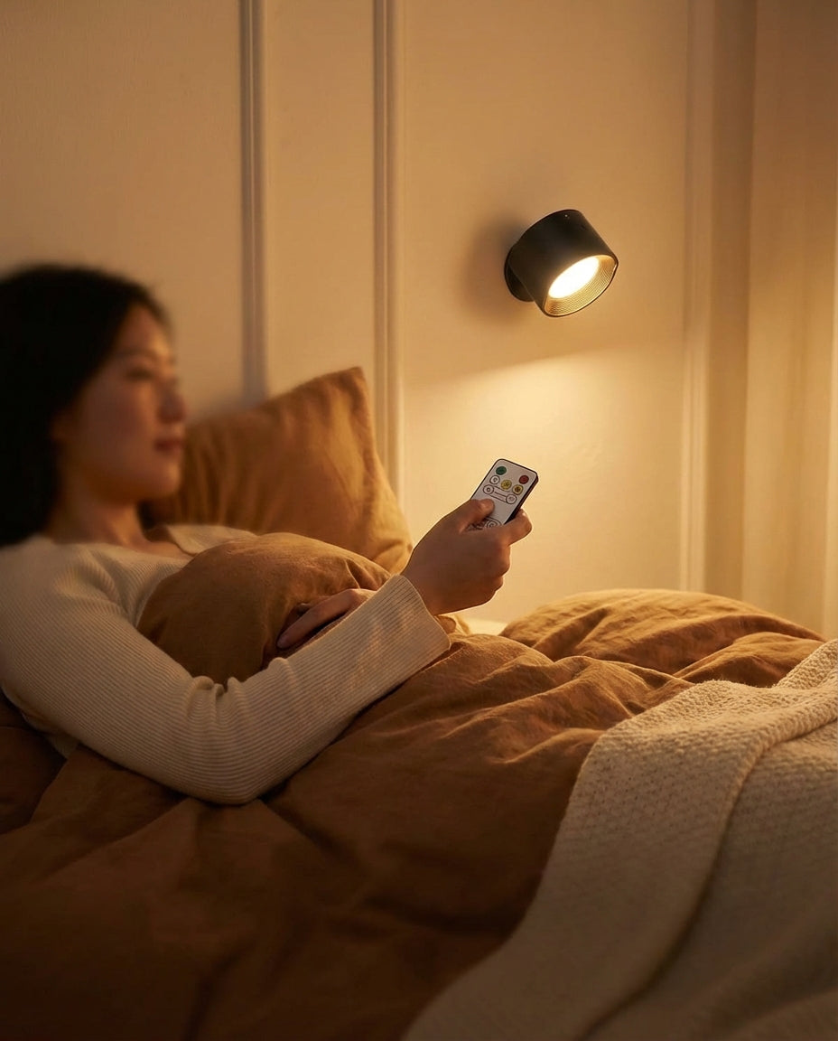 LumiOrb 360 — Trådlös vägglampa