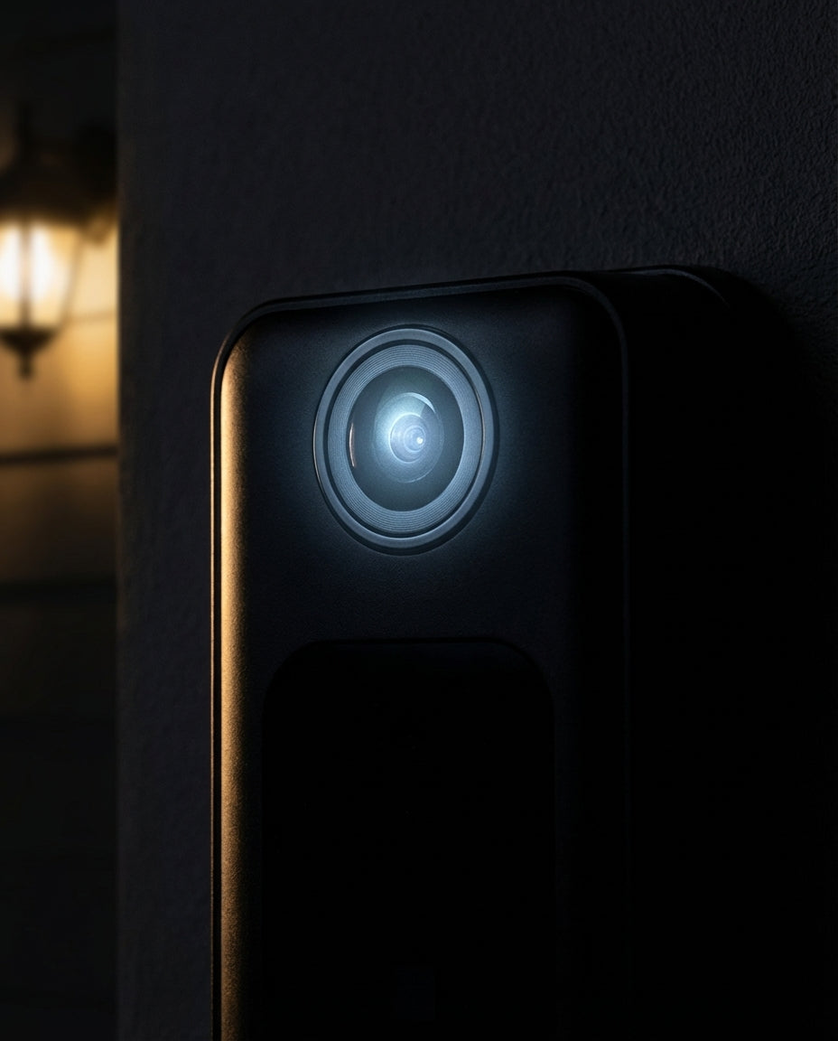 Trådlös videodörrklocka 8MP – vidvinkel HD-säkerhetskamera