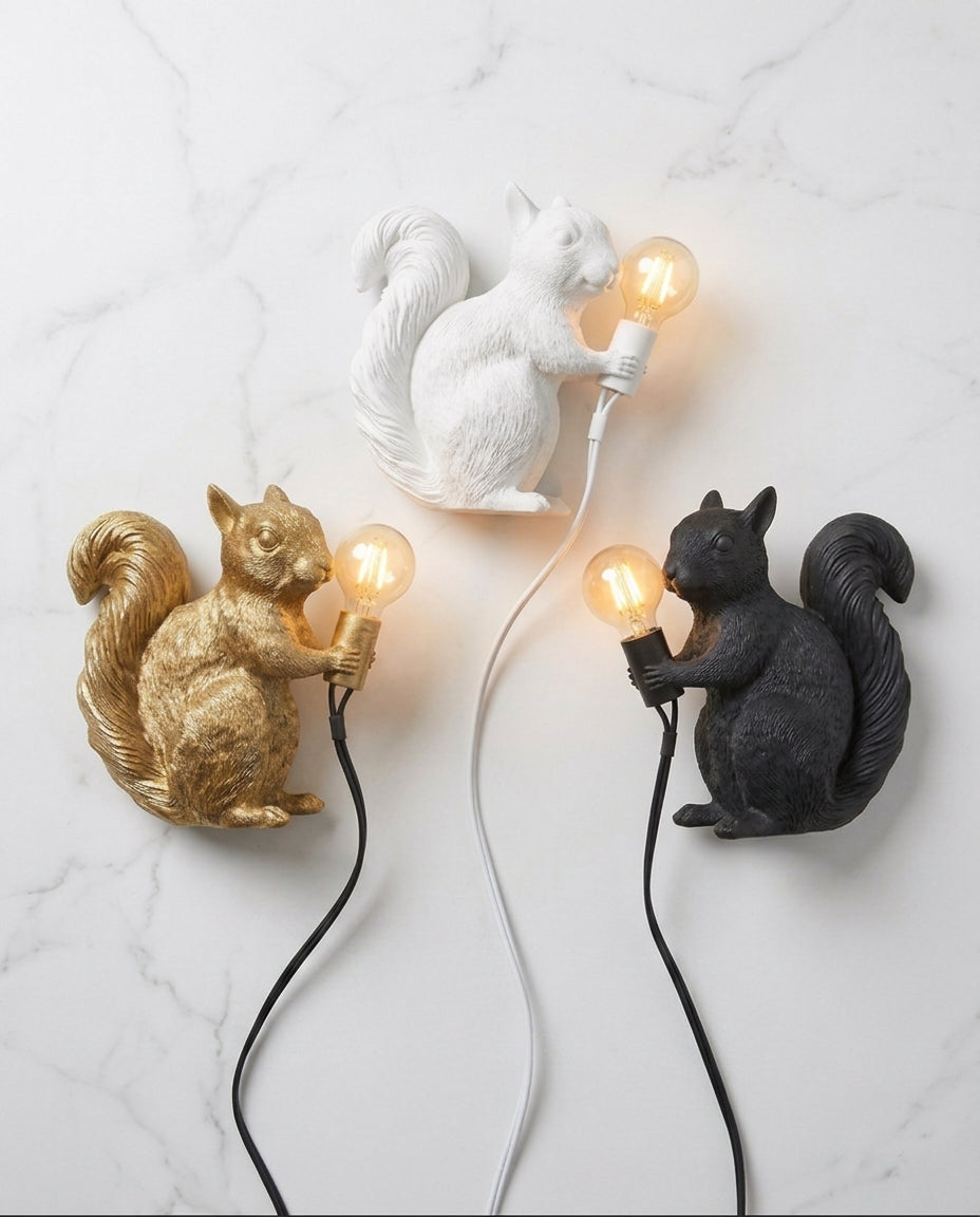LED-ekorrlampа | Varm belysning för barnrum