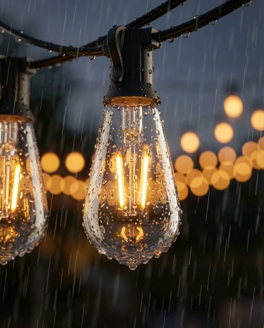 LED-ljusslinga utomhus – Vädertålig trädgård & uteplats