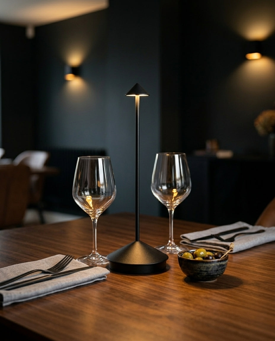 Trådlös LED-bordslampa – Dimbar & uppladdningsbar | LumiSlim
