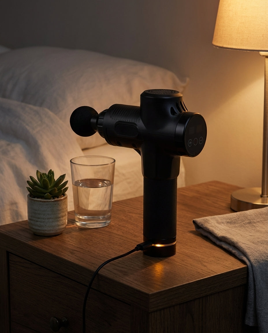 Massagepistol 6 tillbehör | Djup muskelavslappning