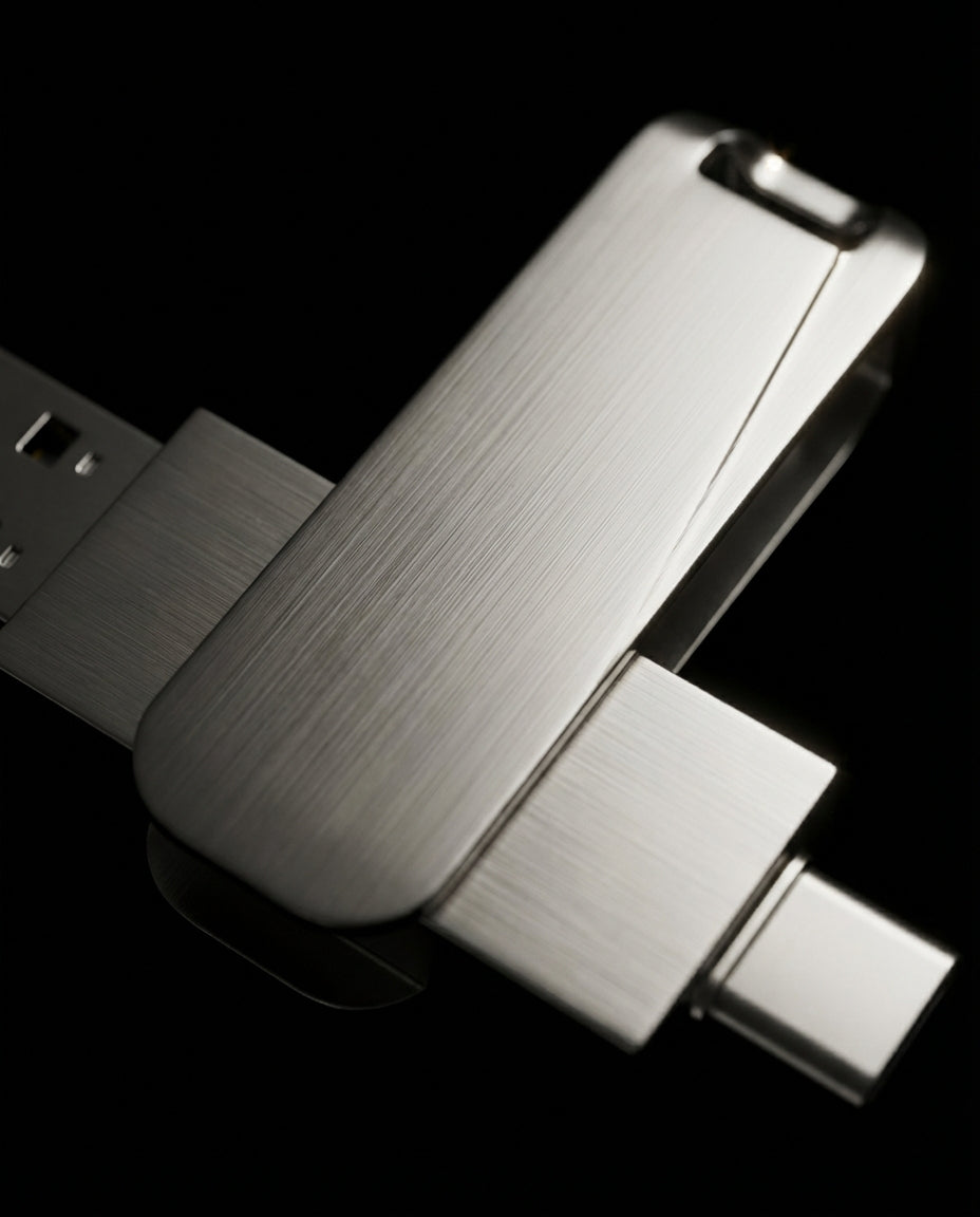VaultDrive SwiftVault | USB-minne — USB-C & USB-A