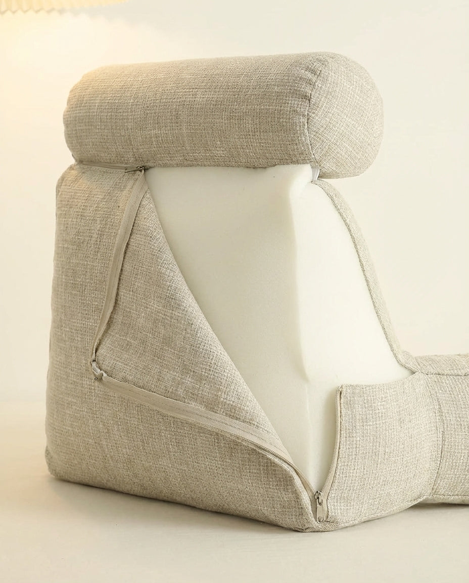 Ryggstödskudde med armstöd och nackstöd | Ergonomisk stödkudde