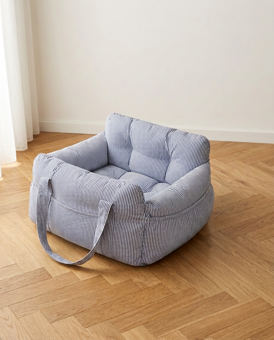 Hundbilsäng | Cosy Ride Bolster – Säker & maskintvättbar
