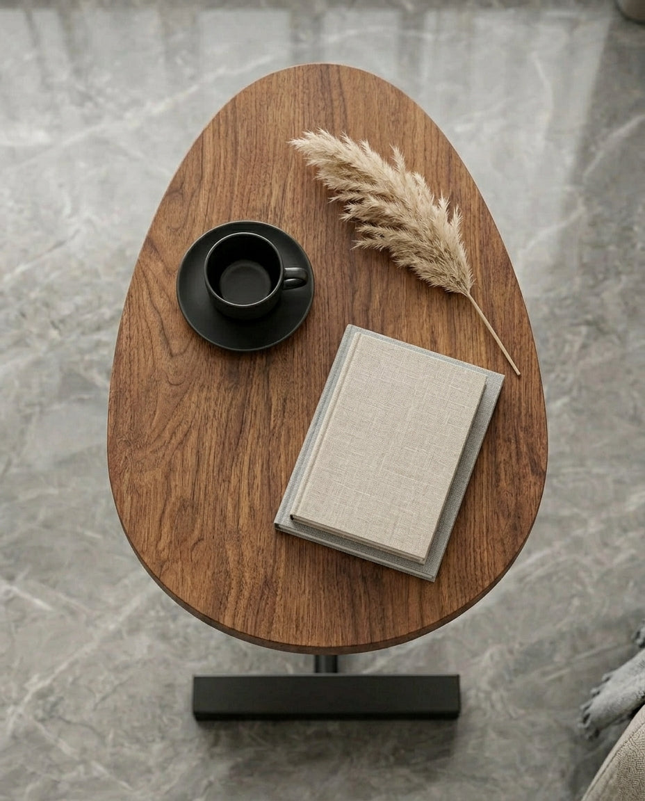Kompakt sidobord för vardagsrum | Slimline Arc