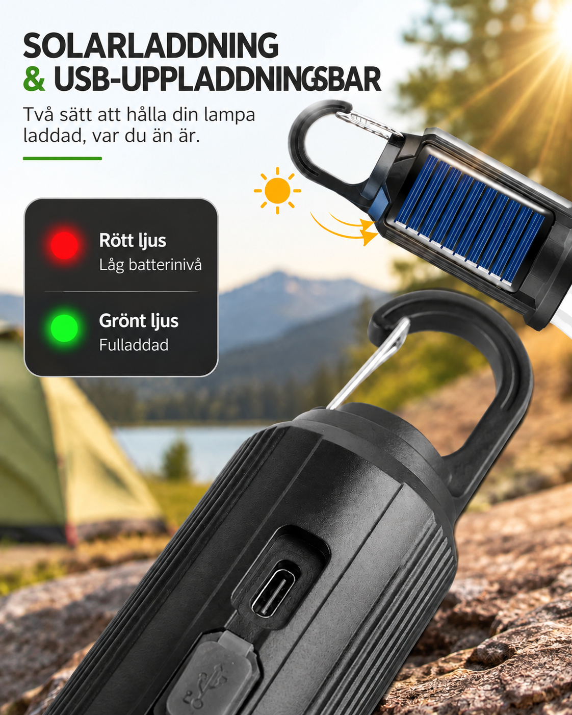 Wanderlight Solcellslykta