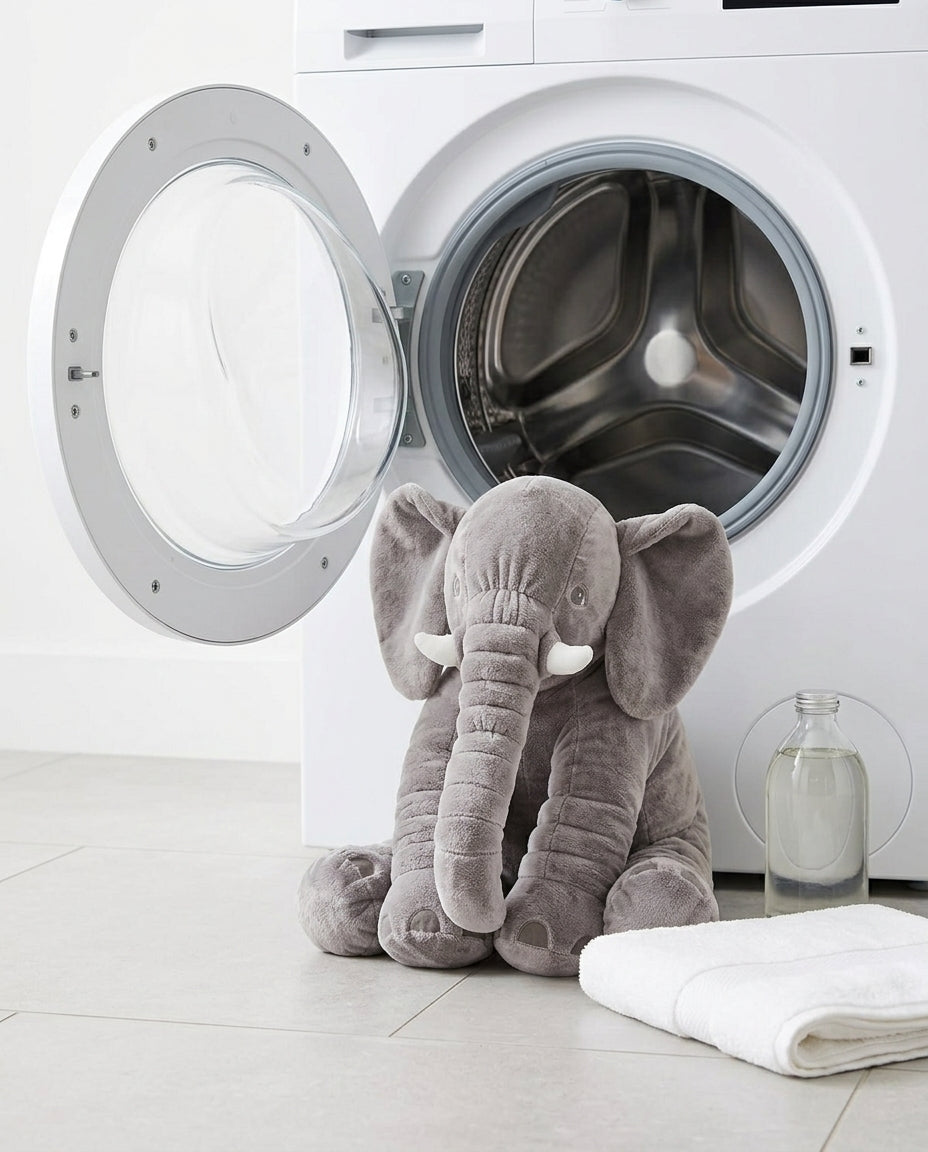 Plyschkudde Elefant – Mjuk Kuddleksak för Barn