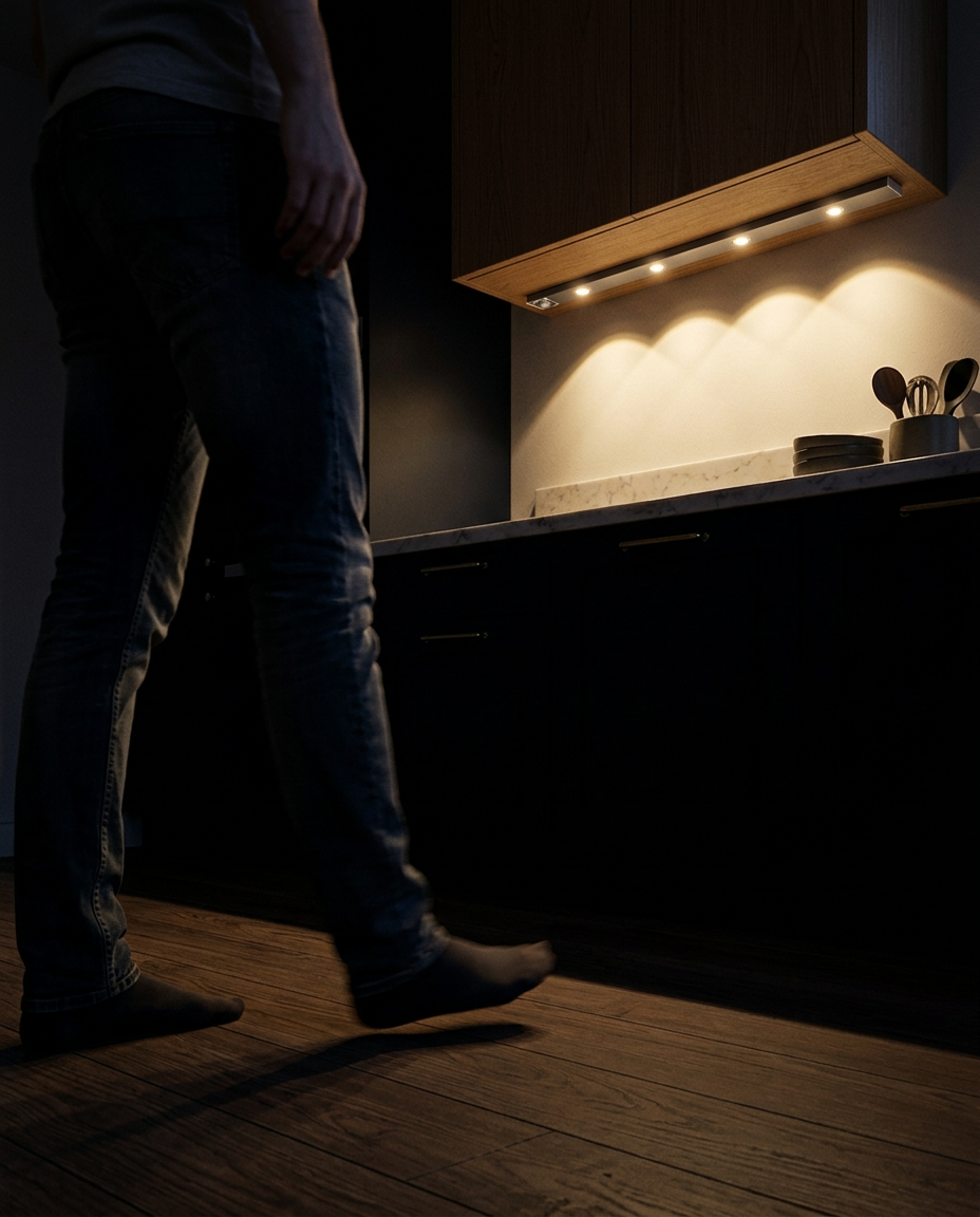 Rörelsesensor LED-list – Trådlös Belysning Under Skåp