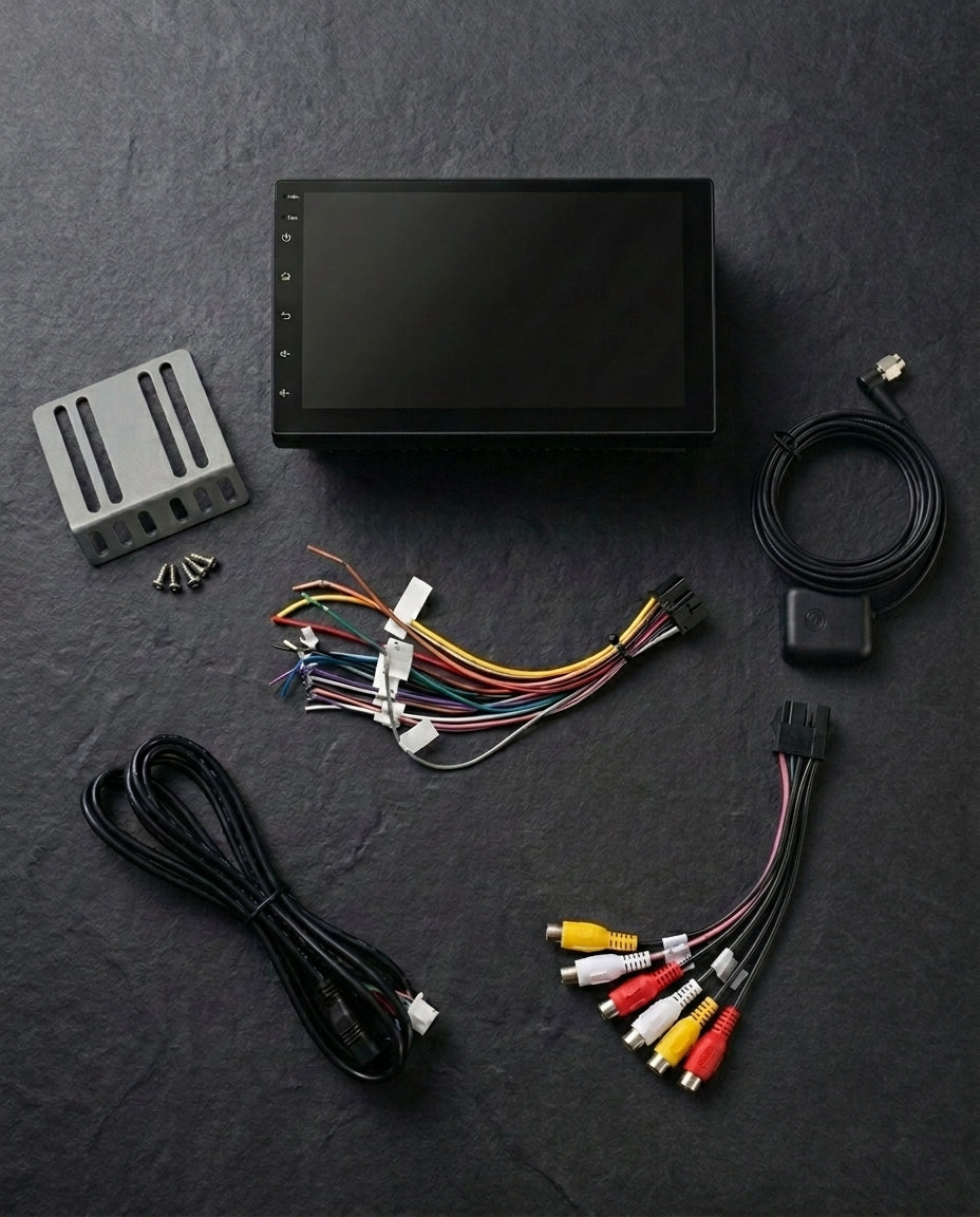 Android Dubbel-DIN Bilstereo | 10" Pekskärm & GPS