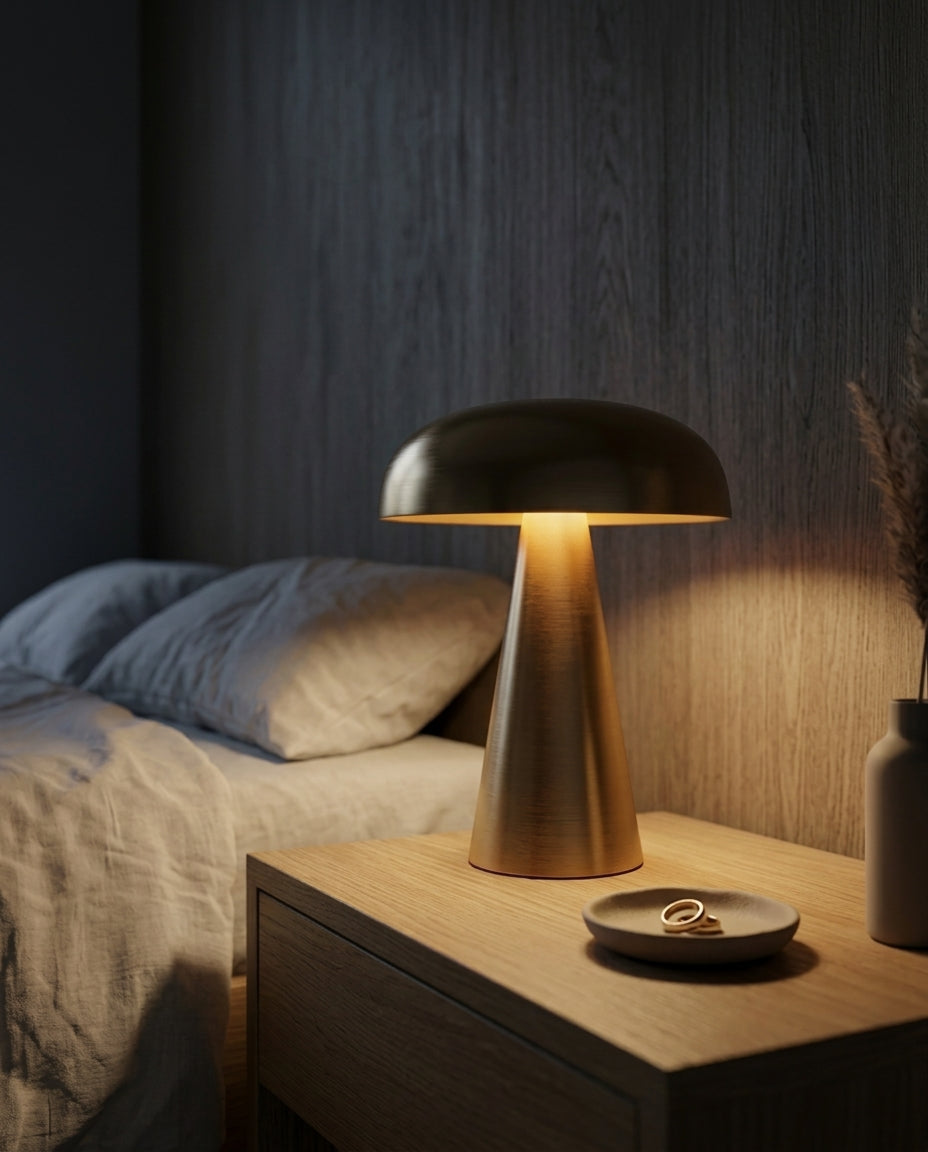 Trådlös Bordslampa – Dimbar Batterilampa | Aurum Glow