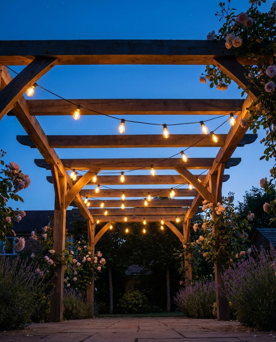LED-ljusslinga utomhus – Vädertålig trädgård & uteplats