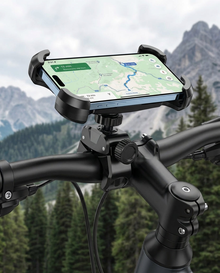 Cykeltelefonfäste – 360° | Passar alla cyklar