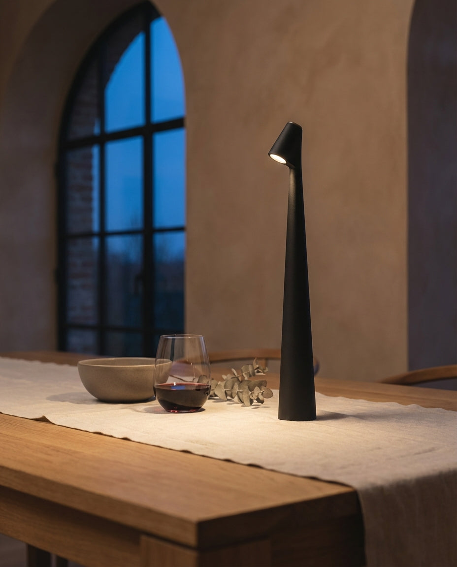 Trådlös LED-bordslampa | Nordisk design | Touch-dimmer