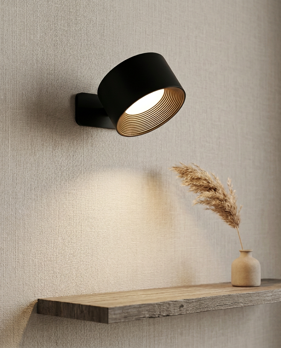Trådlös uppladdningsbar vägglampa | Lumiflex 360° flex