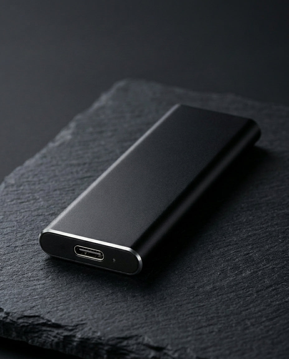 4TB Portabel SSD | SlimVault USB-C Extern Hårddisk