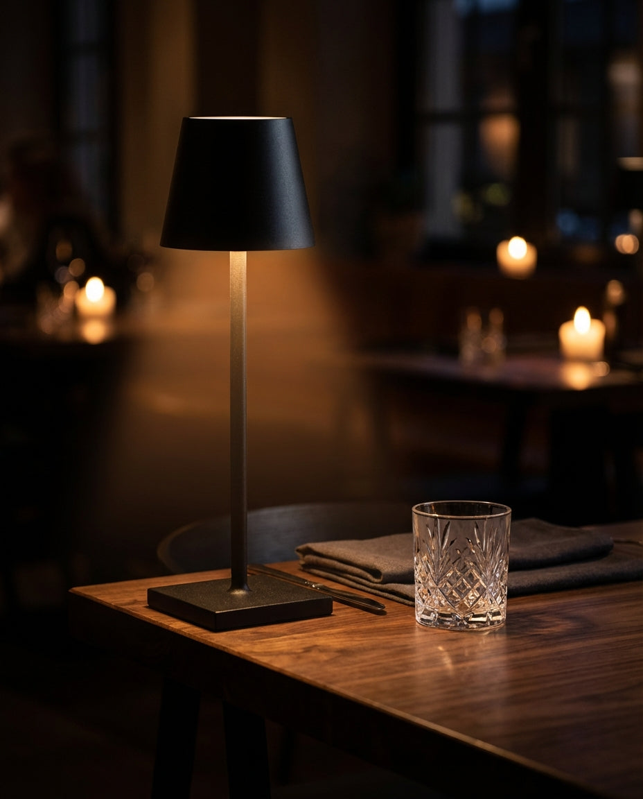 Trådlös laddningsbar bordslampa | LumiereAura