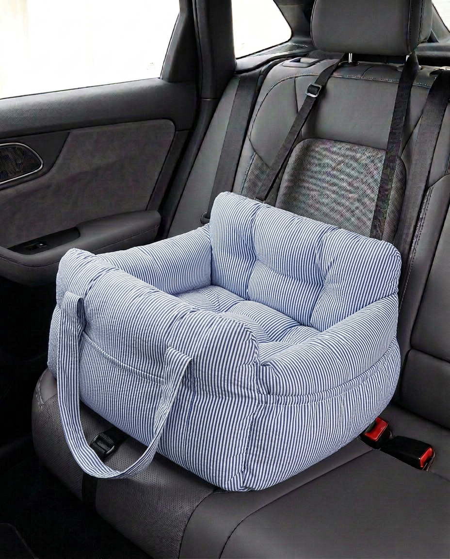 Hundbilsäng | Cosy Ride Bolster – Säker & maskintvättbar