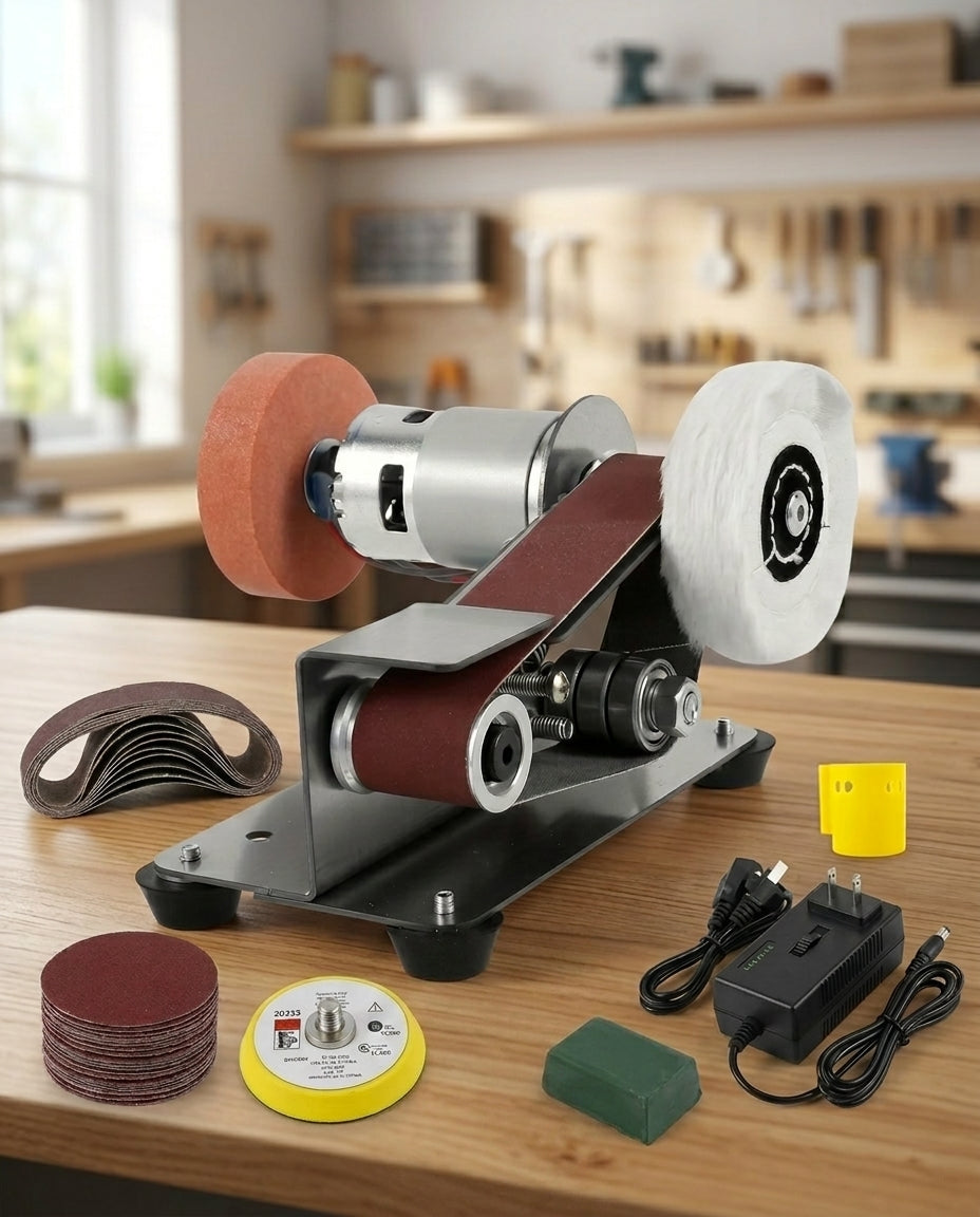 Precision Bench Trio — 3-i-1 slip- och slipmaskin