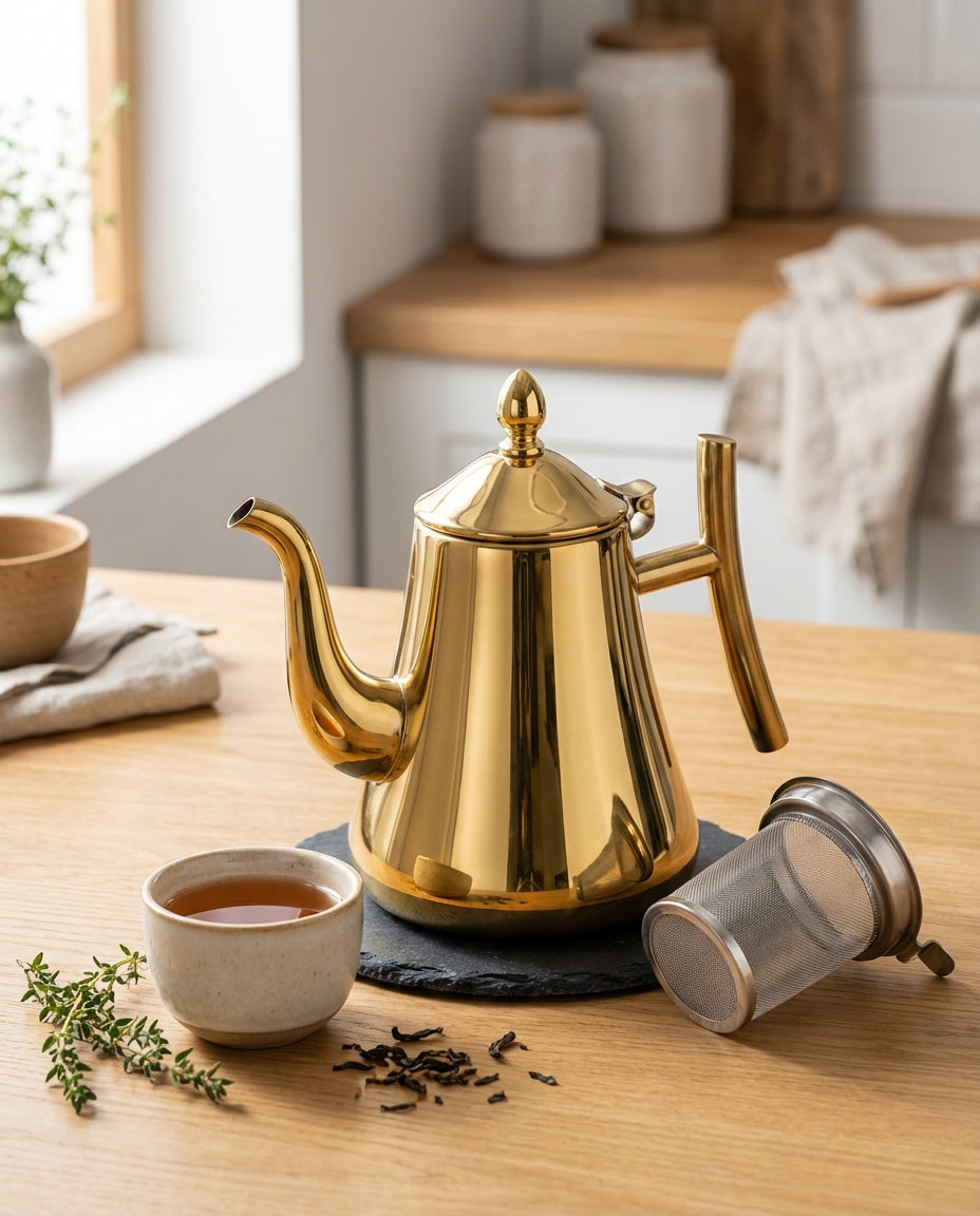 Induktiovattenkokt. med filter | Ståltekan Aurelle