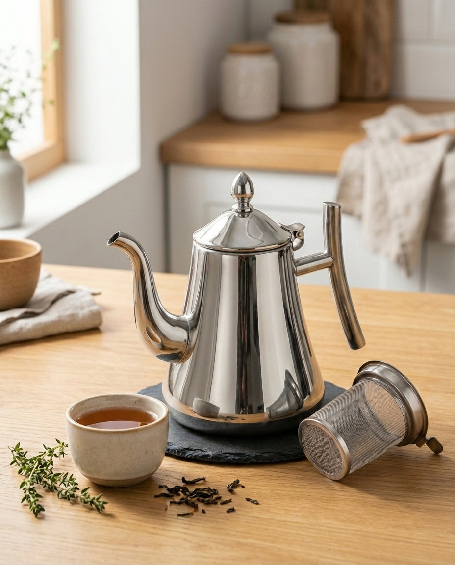 Induktiovattenkokt. med filter | Ståltekan Aurelle