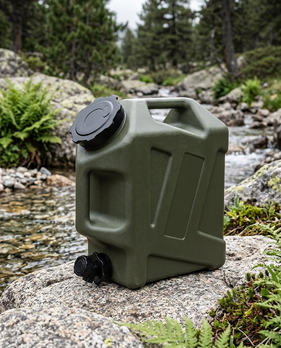 12L campingvattendunk | Bärbar dunk med tappkran
