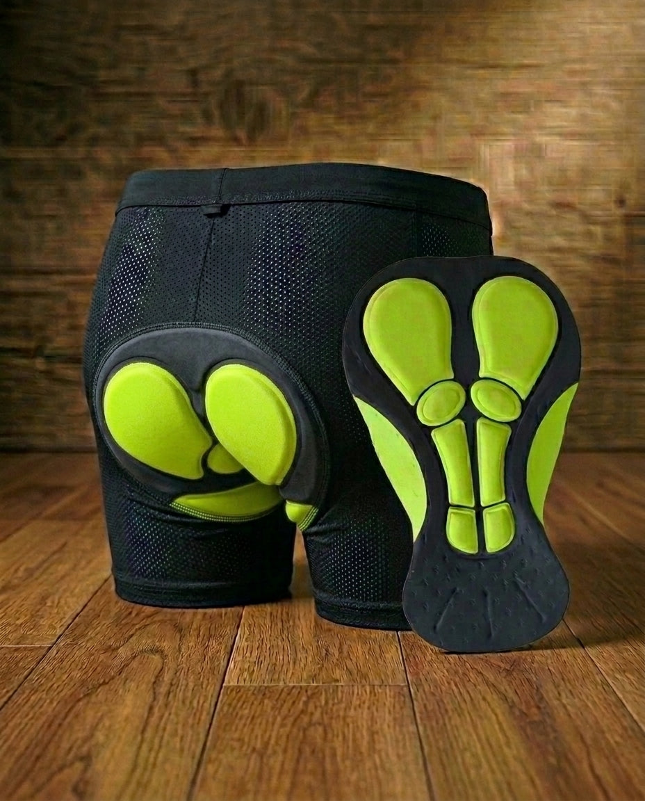 Motorcykelshorts med vaddering – 5D gelkomfort
