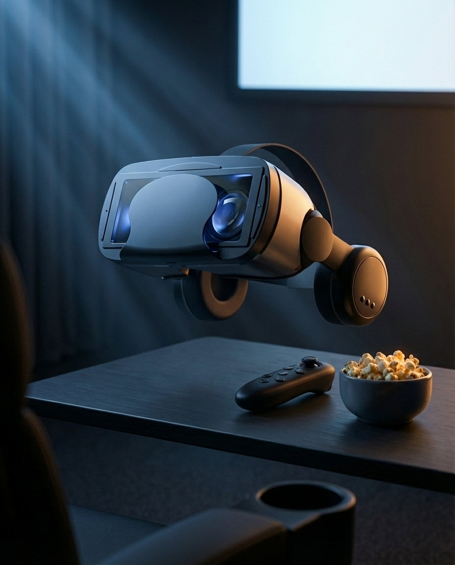 VR-headset med inbyggda hörlurar | ImmersaView Pro