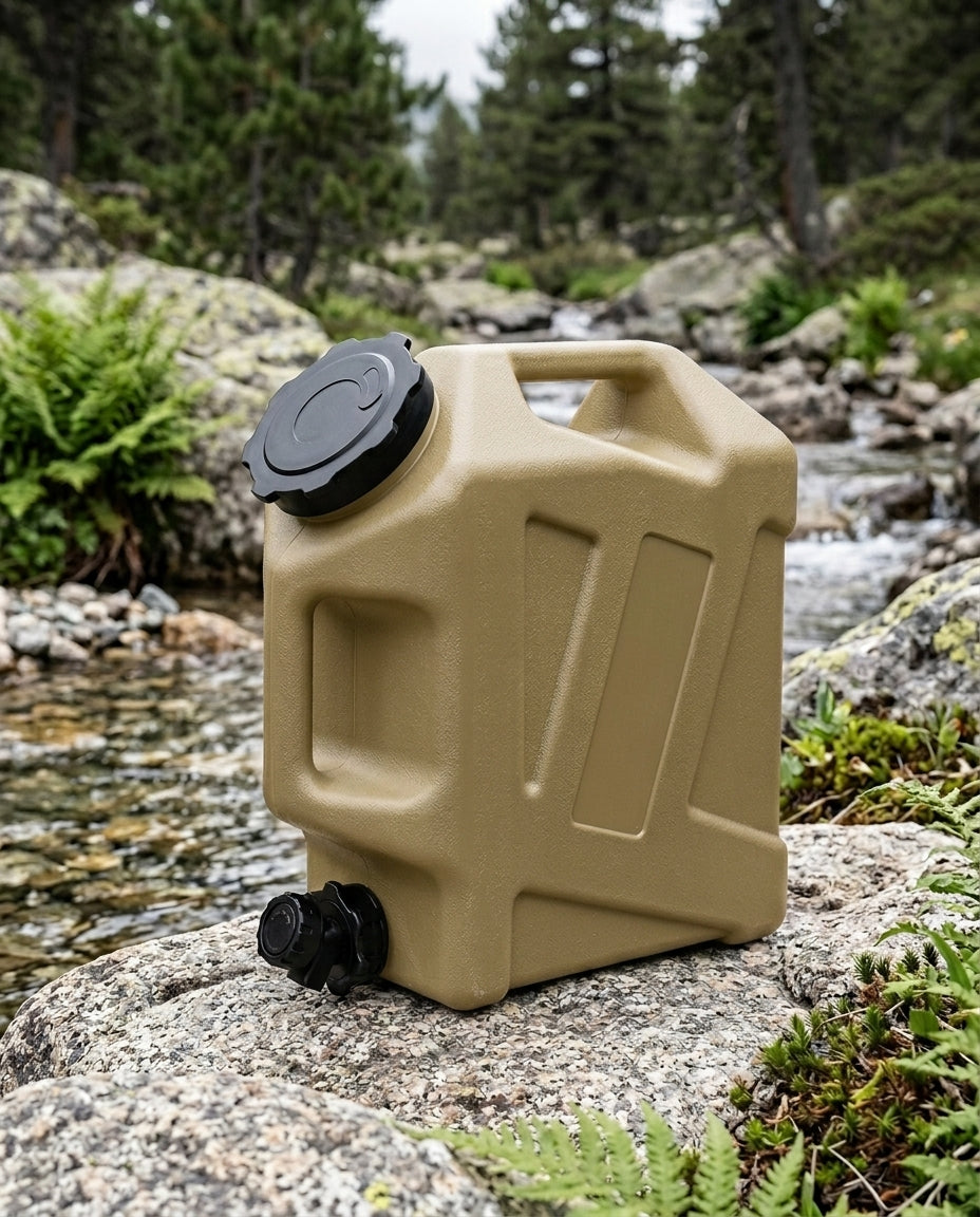 12L campingvattendunk | Bärbar dunk med tappkran