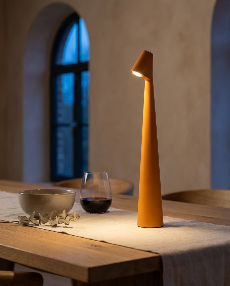 Trådlös LED-bordslampa | Nordisk design | Touch-dimmer