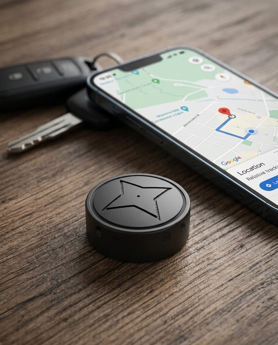 Mini magnetisk GPS-tracker | Realtidsspårning