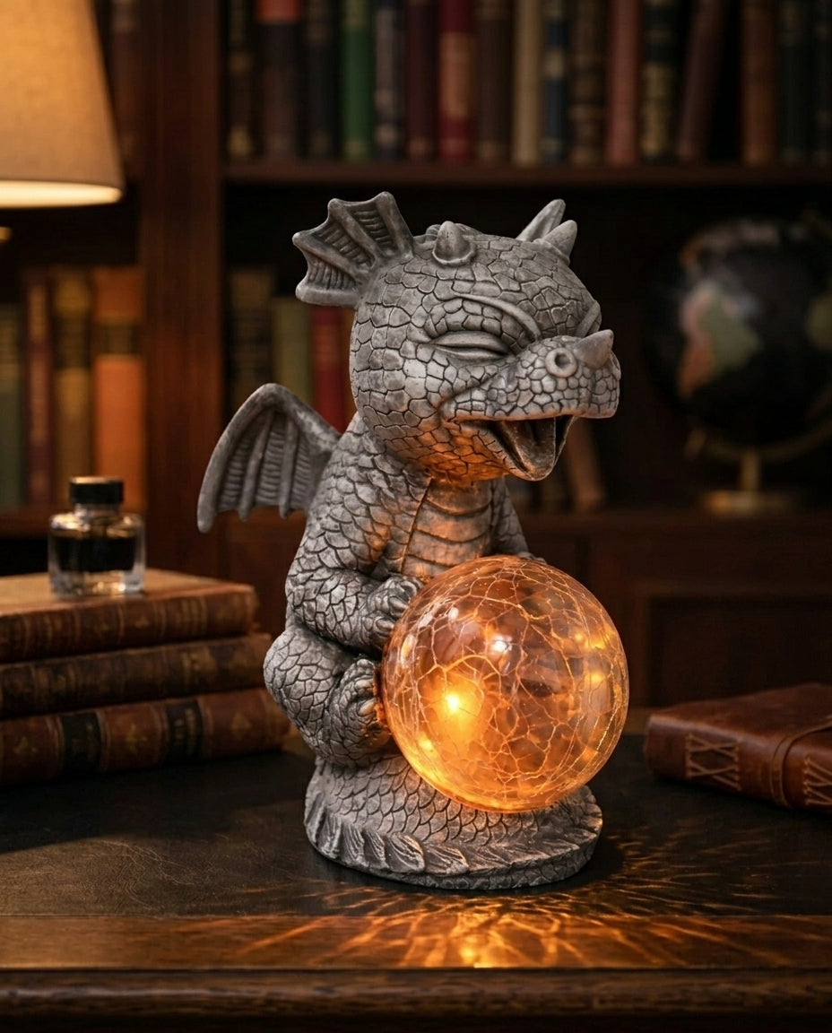 Dragon Orb LED-bordslampa – Varmt sken för hem & kontor