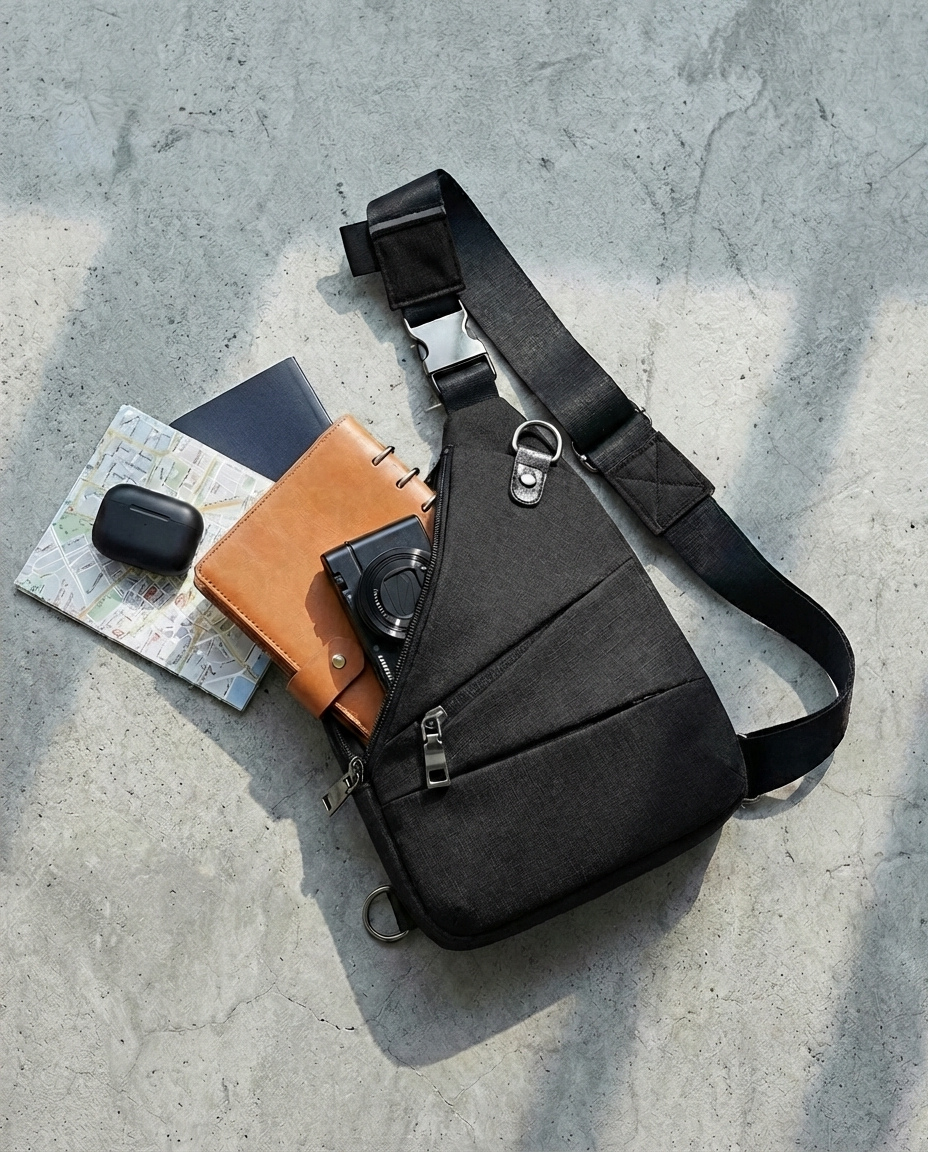 Enkelrem Stoldskyddad Axelremsväska | SlimShield