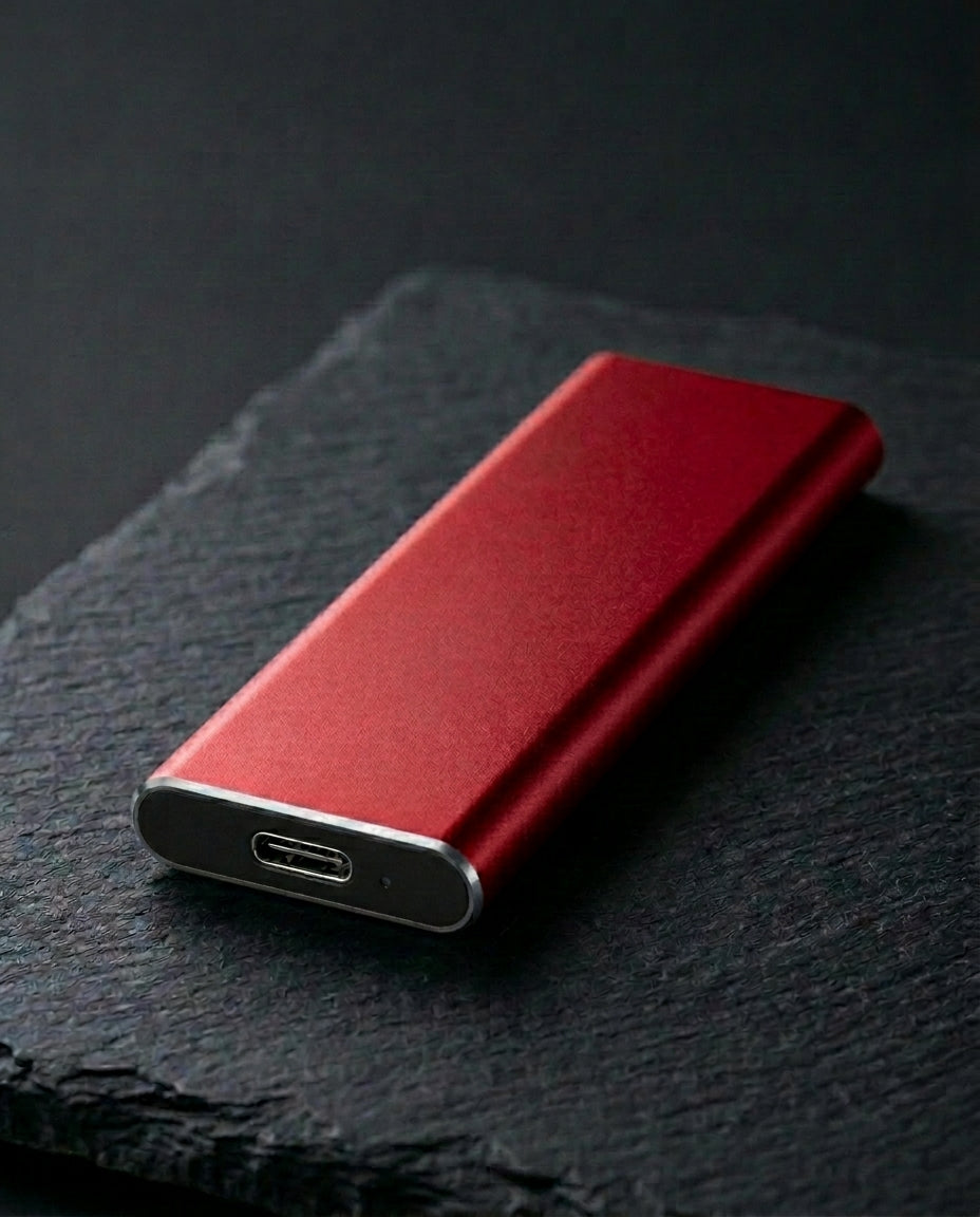 4TB Portabel SSD | SlimVault USB-C Extern Hårddisk