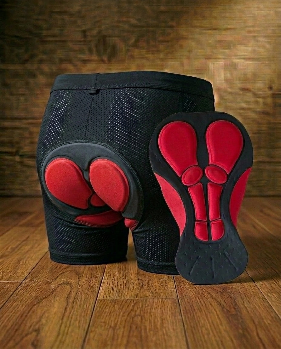 Motorcykelshorts med vaddering – 5D gelkomfort