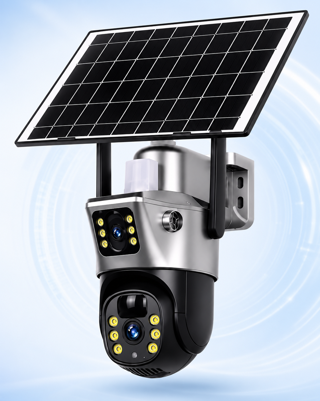 SolarWatch 360 Camo - Soldriven trådlös övervakningskamera