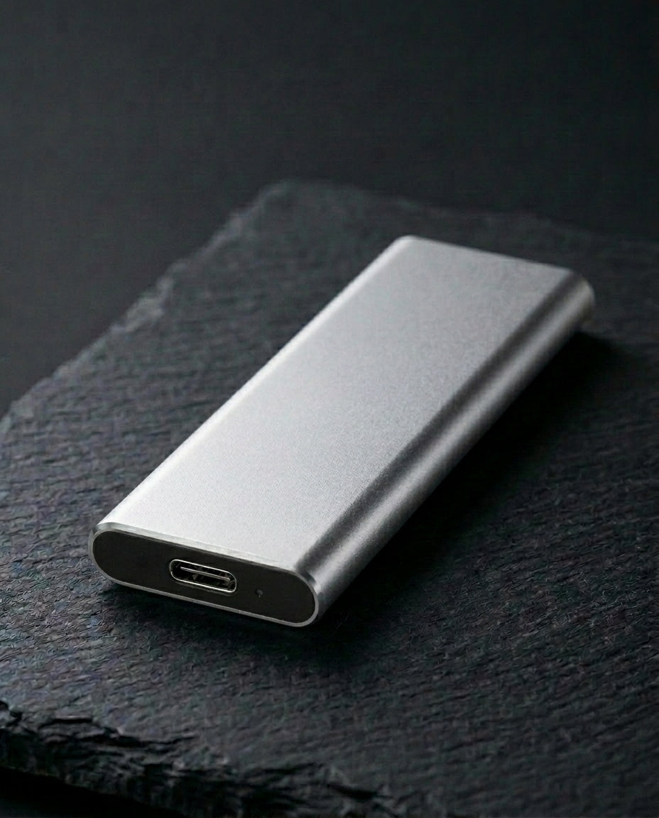 4TB Portabel SSD | SlimVault USB-C Extern Hårddisk