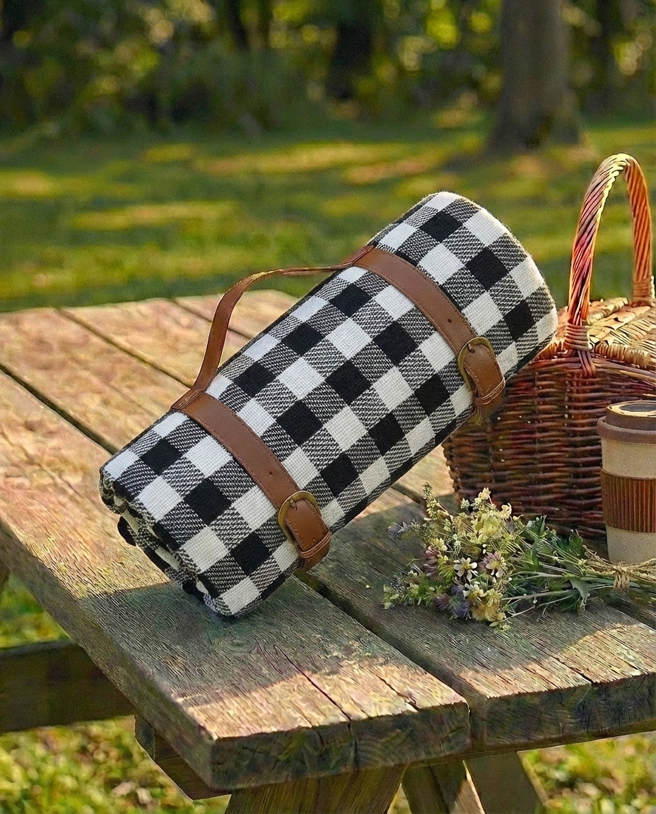 Vattentät picknickfilt – vikbar sandfri utomhusmatta