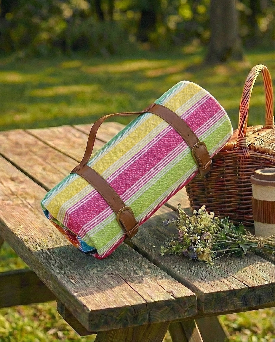 Vattentät picknickfilt – vikbar sandfri utomhusmatta