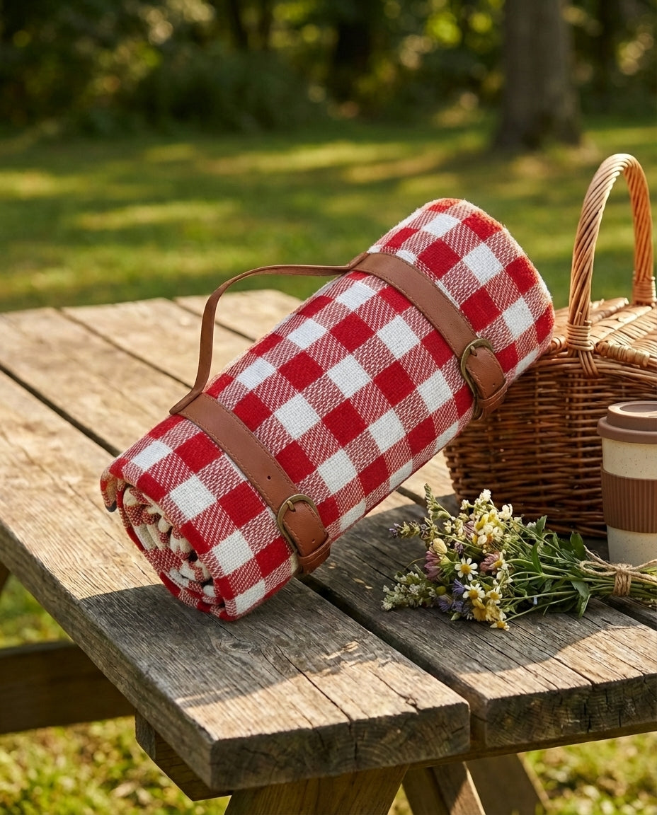 Vattentät picknickfilt – vikbar sandfri utomhusmatta