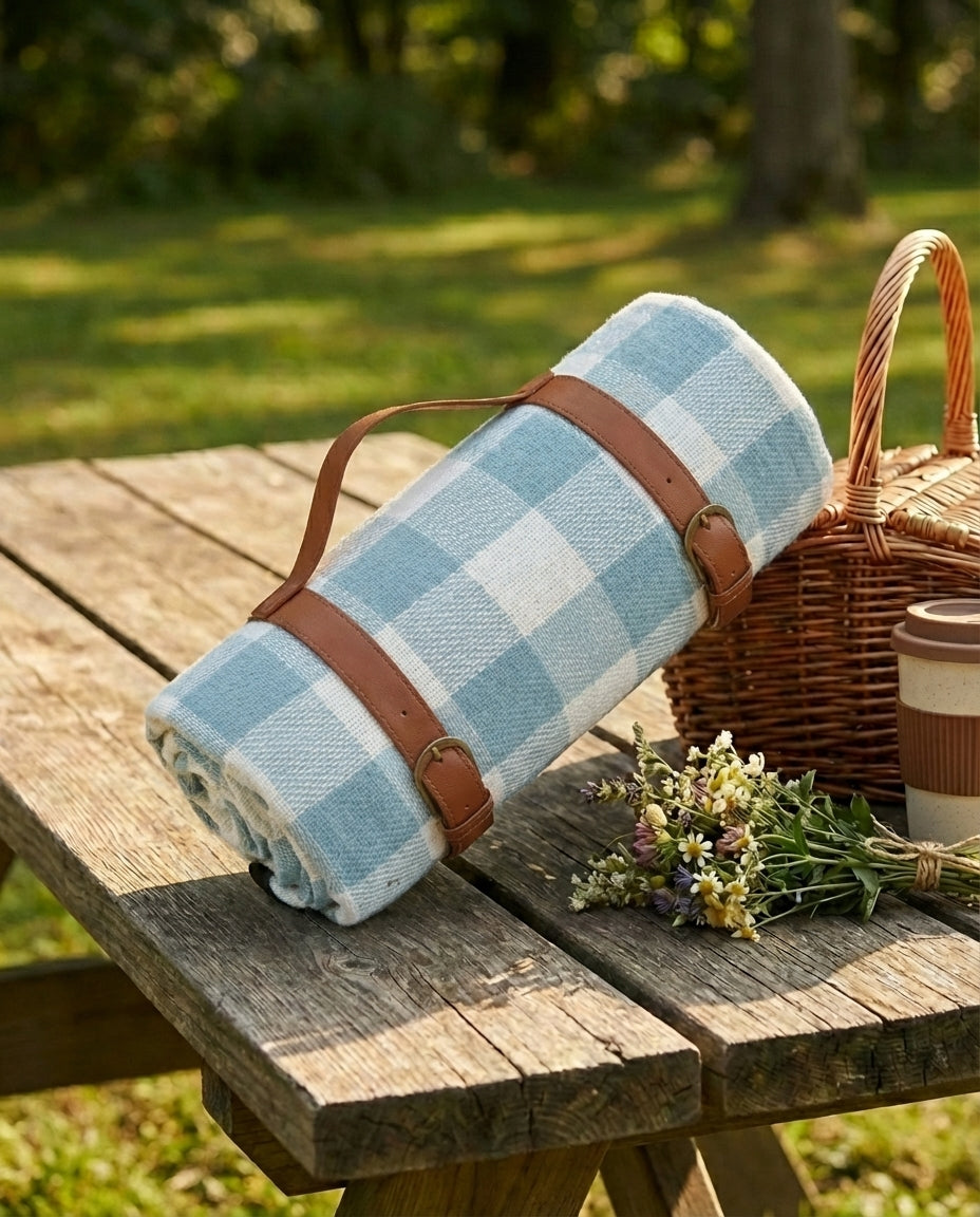 Vattentät picknickfilt – vikbar sandfri utomhusmatta