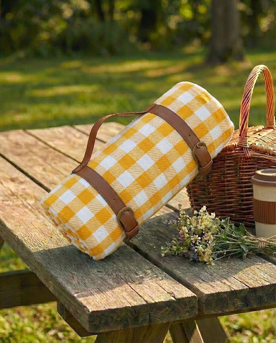 Vattentät picknickfilt – vikbar sandfri utomhusmatta