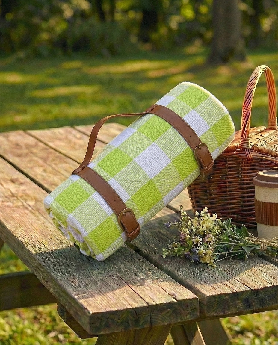 Vattentät picknickfilt – vikbar sandfri utomhusmatta