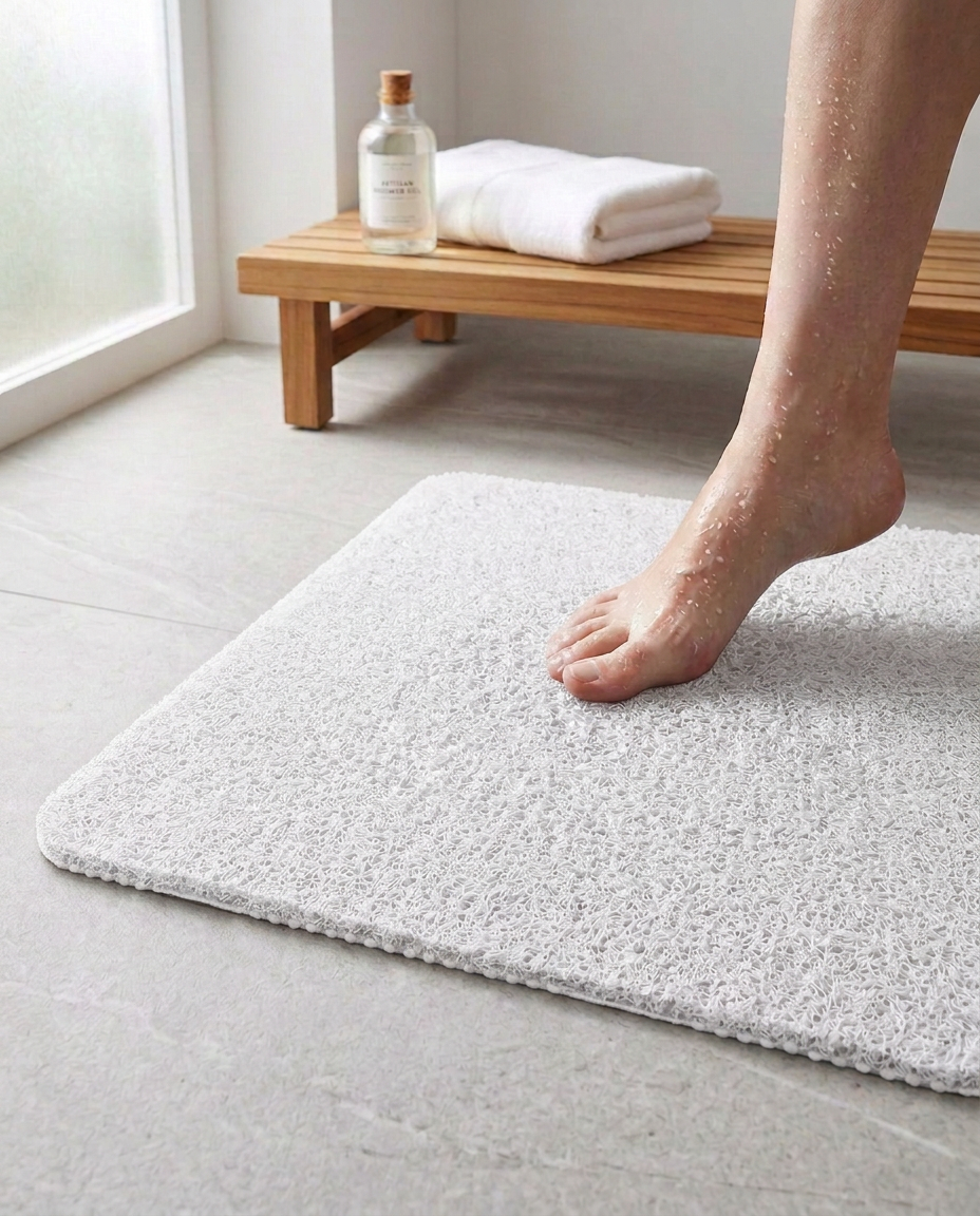 Halkfri duschmatta – hygienisk komfortmatta mot mögel