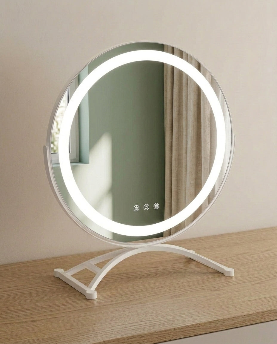 LED-sminkspegel med touchkontroll | Lumi Glow